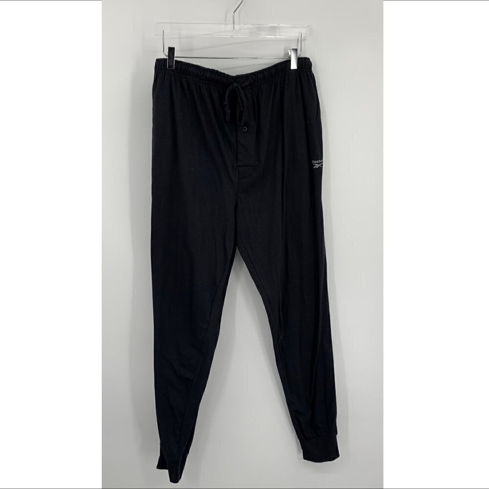 Reebok Sleepwear lounge jogger pants black pajama men new XL